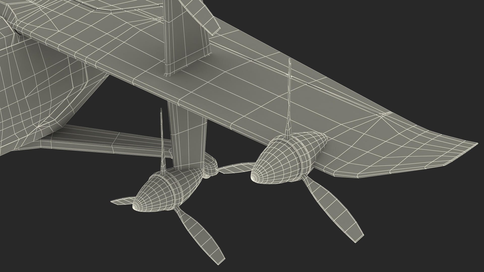 3D model MOBi-One V1 ASX Aircraft Rigged for Cinema 4D