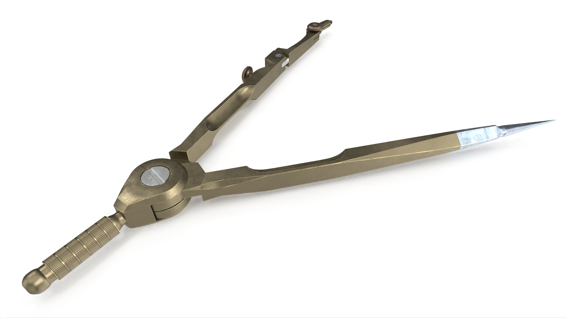 3D Vintage Drawing Compass model
