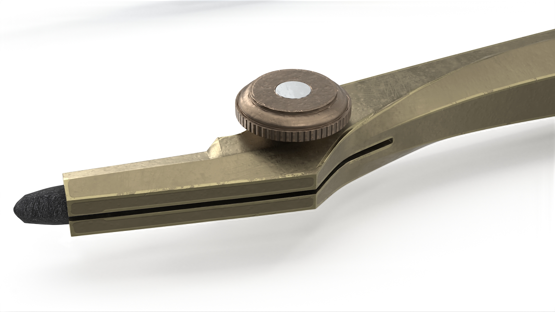3D Vintage Drawing Compass model
