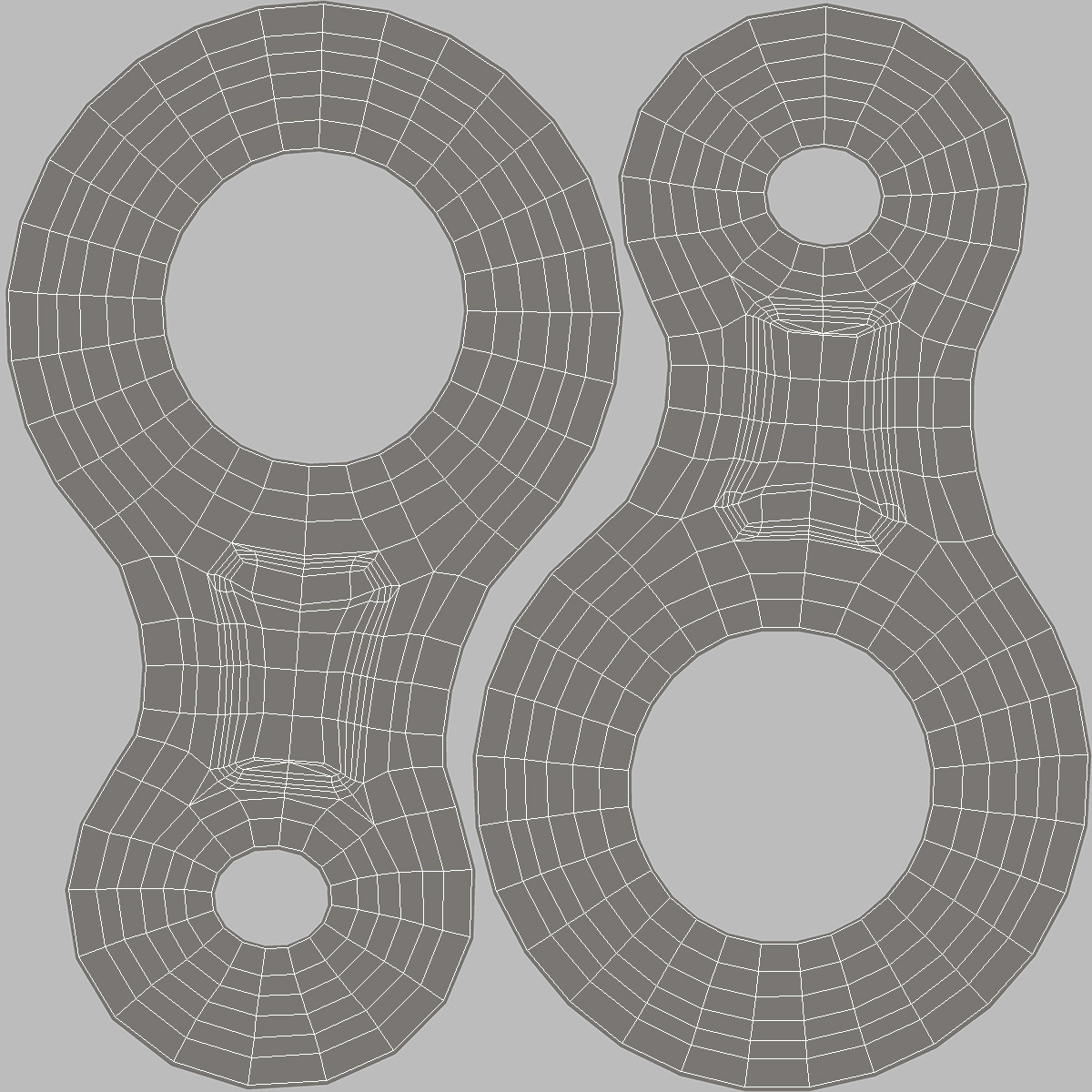 Aluminum Figure 8 Descender 3D