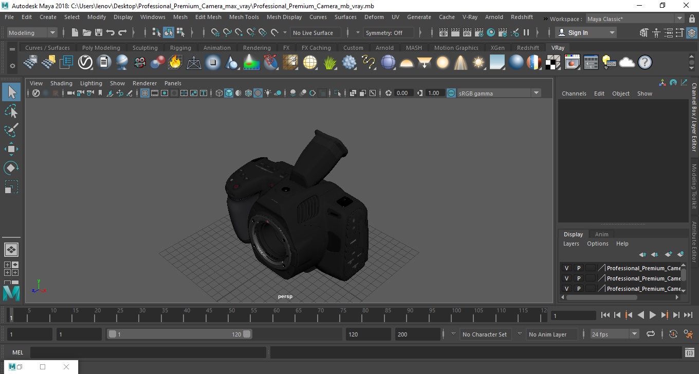 Professional Premium Camera 3D