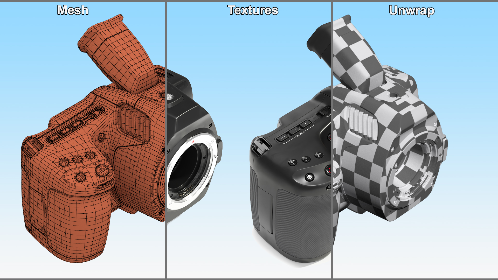 Professional Premium Camera 3D