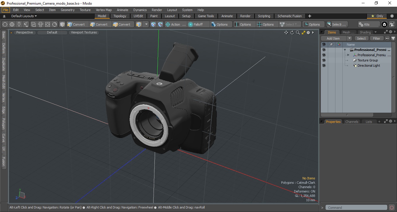 Professional Premium Camera 3D