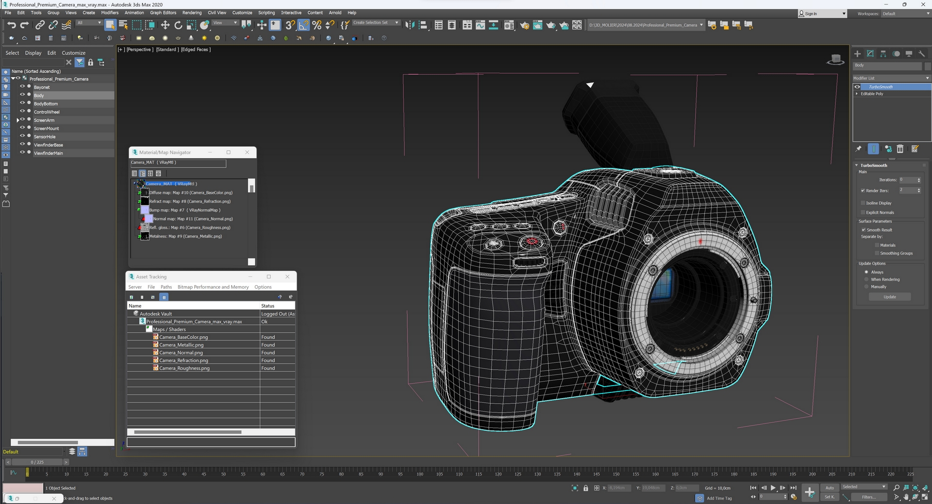 Professional Premium Camera 3D