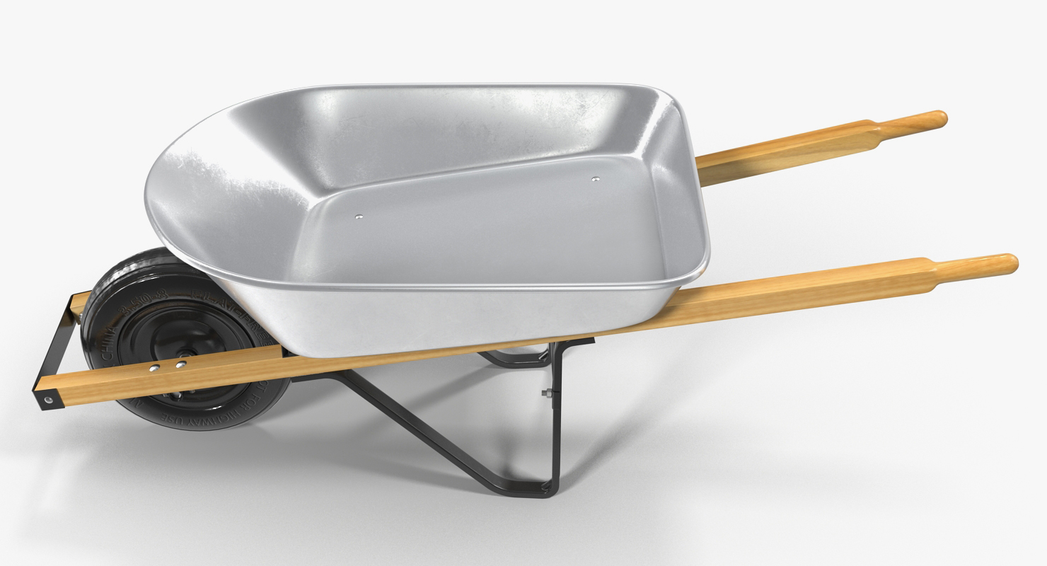3D Easiload Galvanised Wheelbarrow