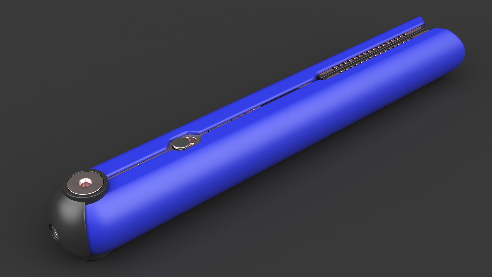 3D model Woman Hair Straightener Dyson Corrale Blue Closed State