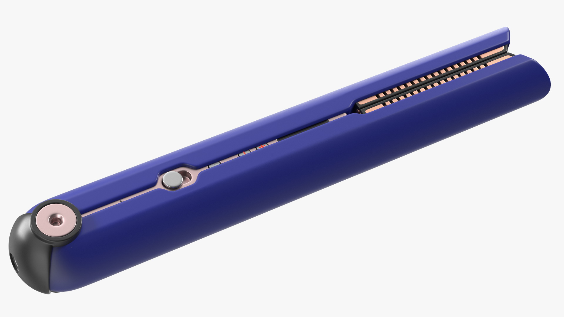 3D model Woman Hair Straightener Dyson Corrale Blue Closed State
