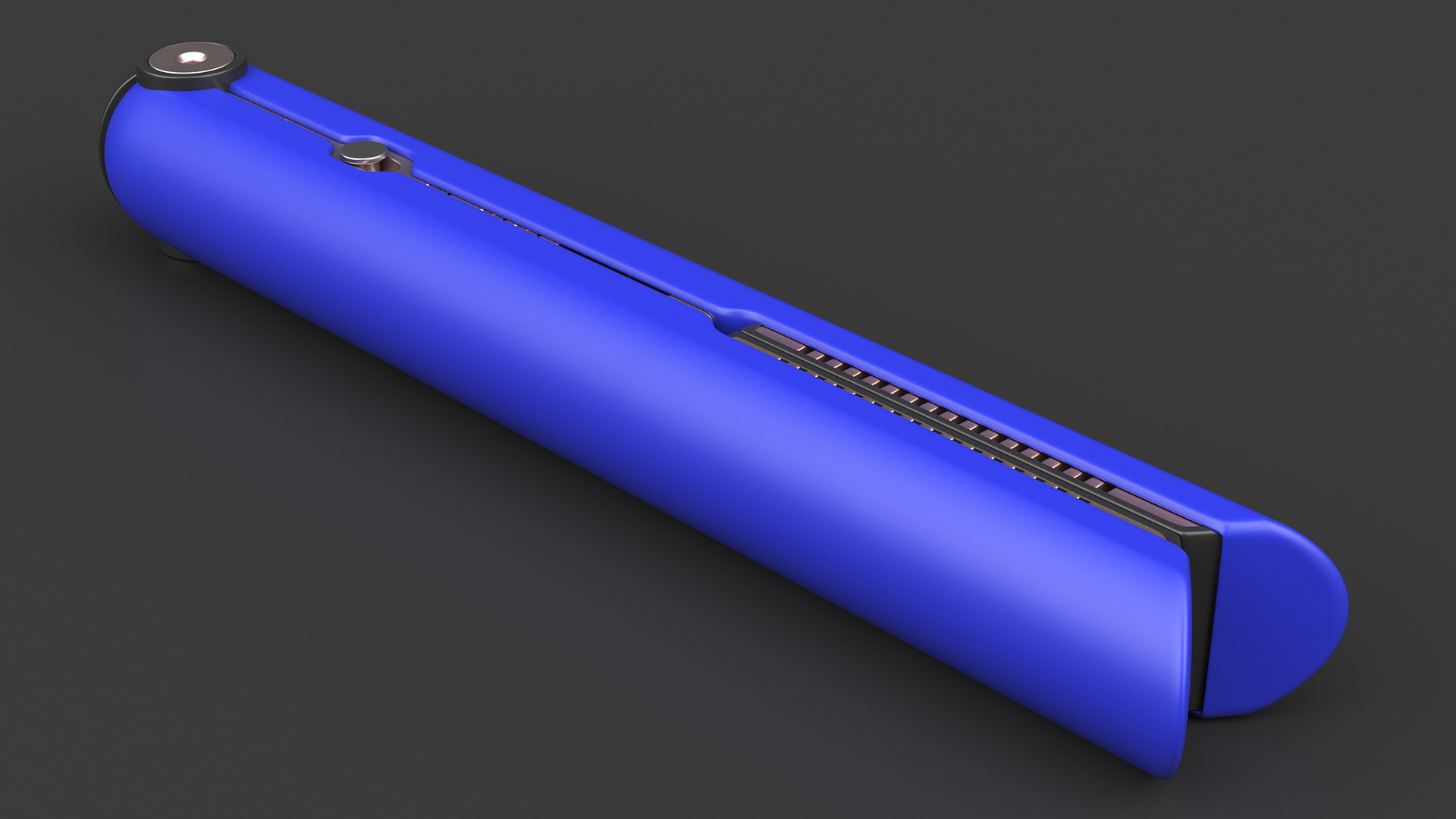 3D model Woman Hair Straightener Dyson Corrale Blue Closed State