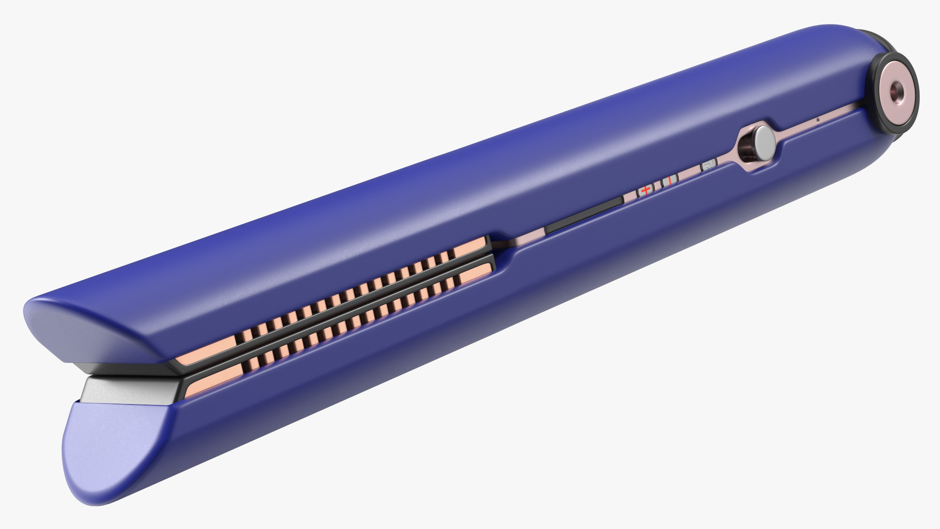 3D model Woman Hair Straightener Dyson Corrale Blue Closed State
