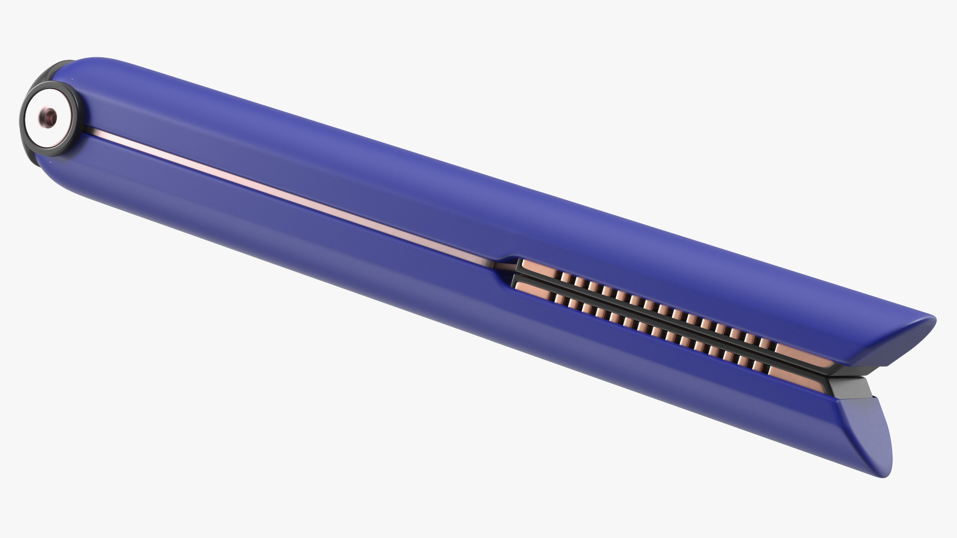 3D model Woman Hair Straightener Dyson Corrale Blue Closed State