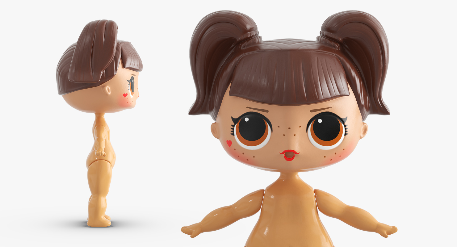 3D Nude LOL Doll model