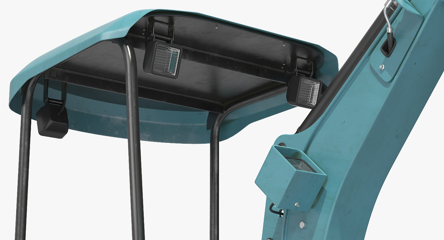 3D model Mini Excavator with Breaker Generic