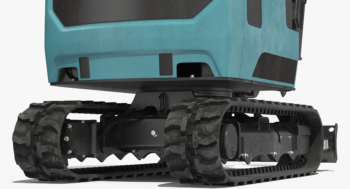 3D model Mini Excavator with Breaker Generic