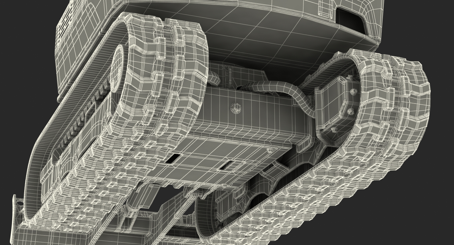 3D model Mini Excavator with Breaker Generic
