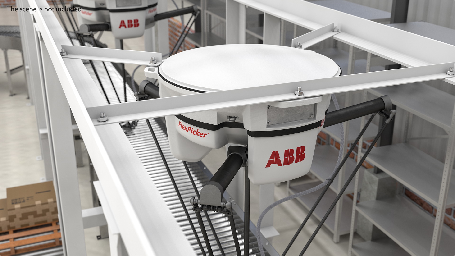 Parallel Robot ABB IRB 360 Flexpicker 3D