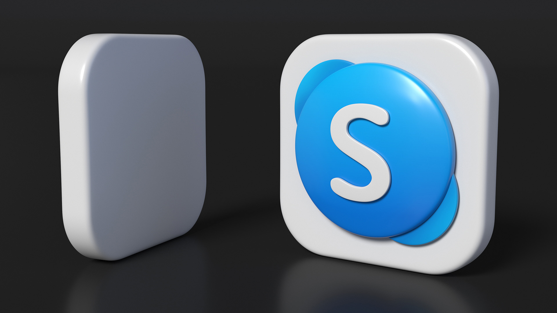 3D model Skype Icon