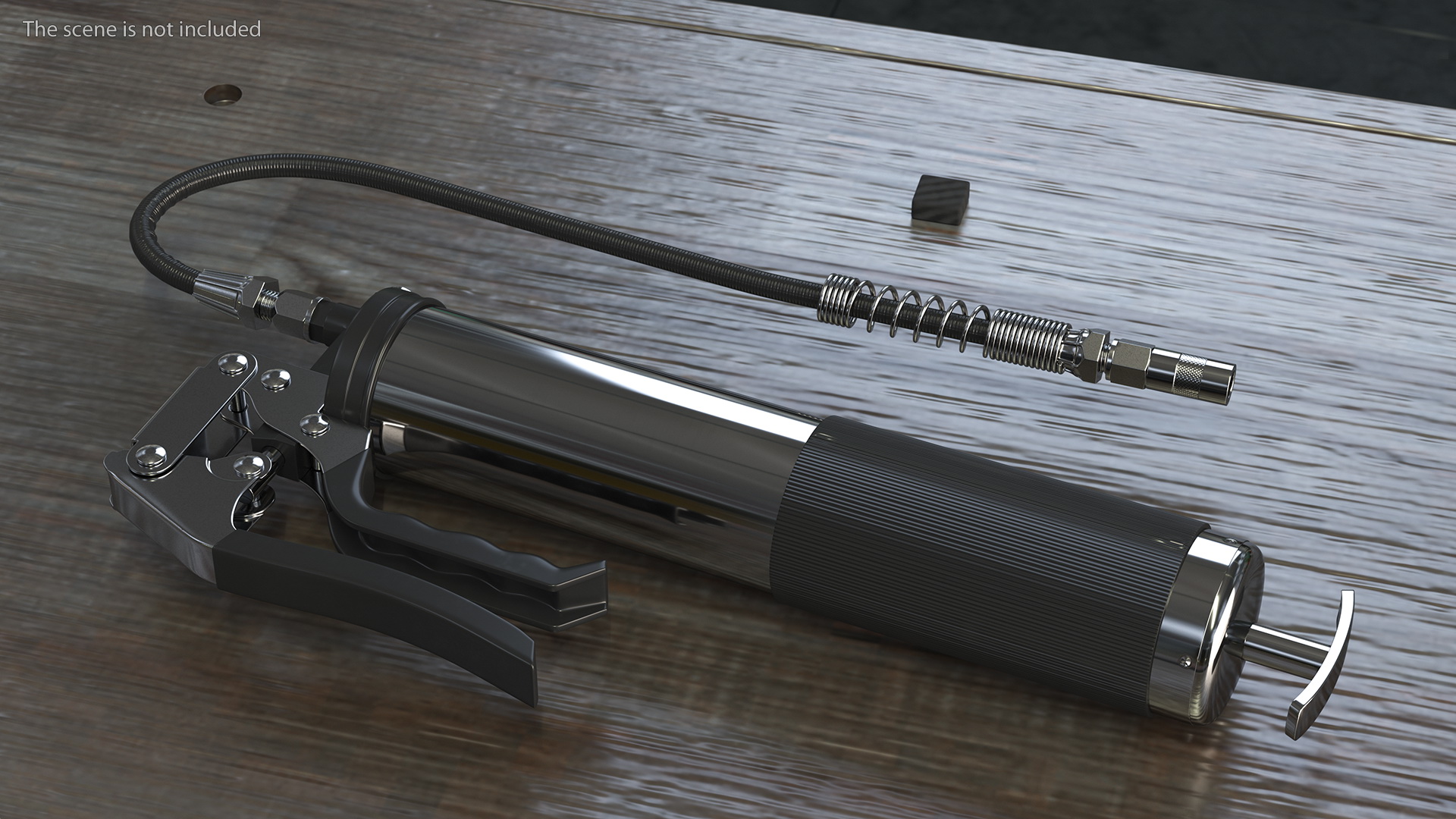 Pneumatic Pistol Type Grease Gun 3D