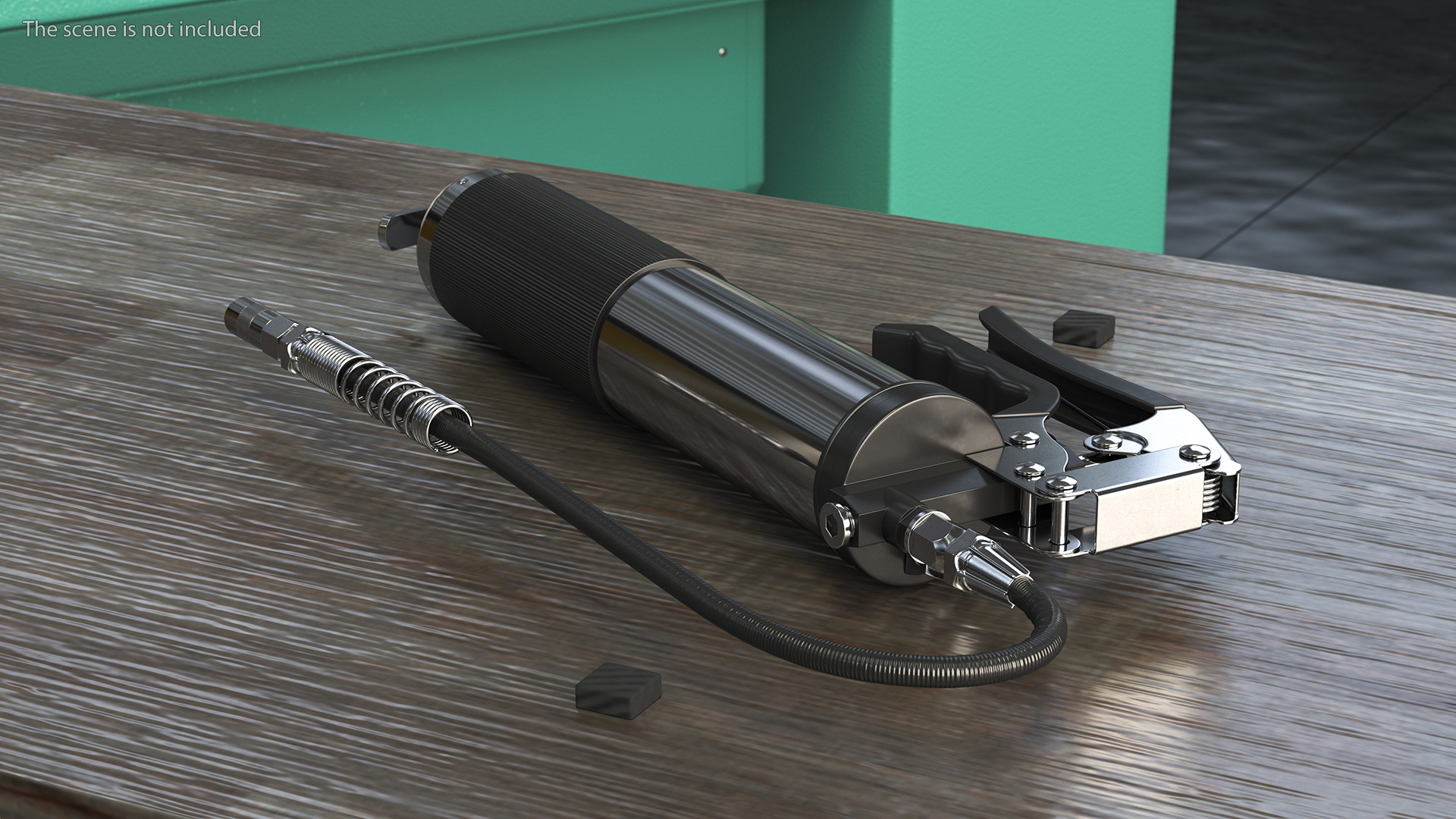 Pneumatic Pistol Type Grease Gun 3D