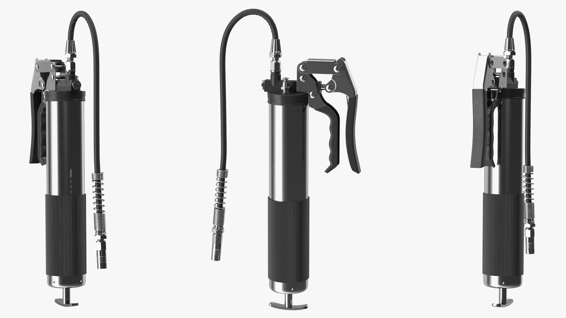 Pneumatic Pistol Type Grease Gun 3D