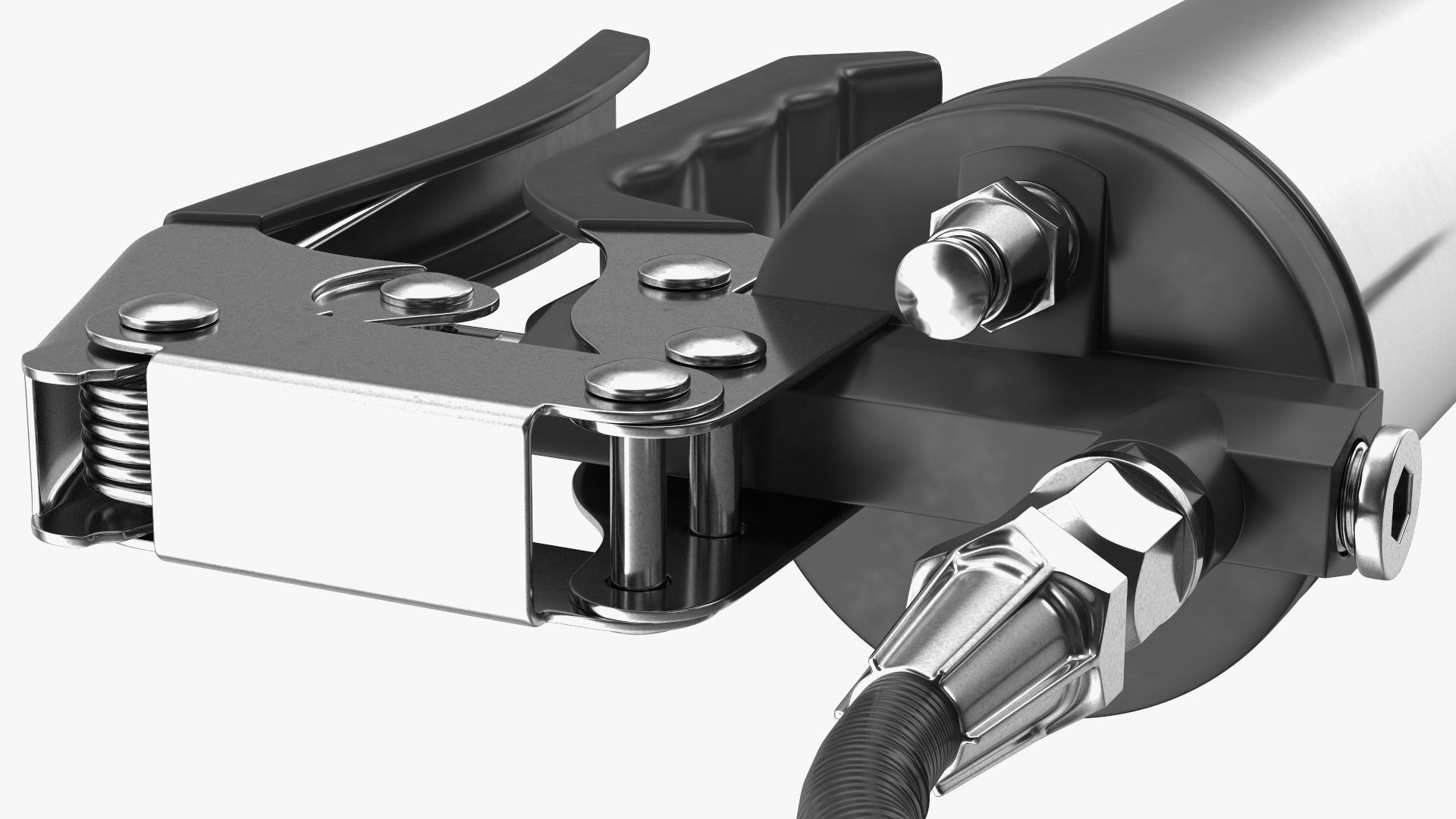 Pneumatic Pistol Type Grease Gun 3D