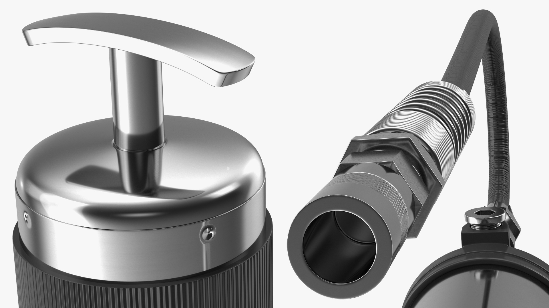 Pneumatic Pistol Type Grease Gun 3D
