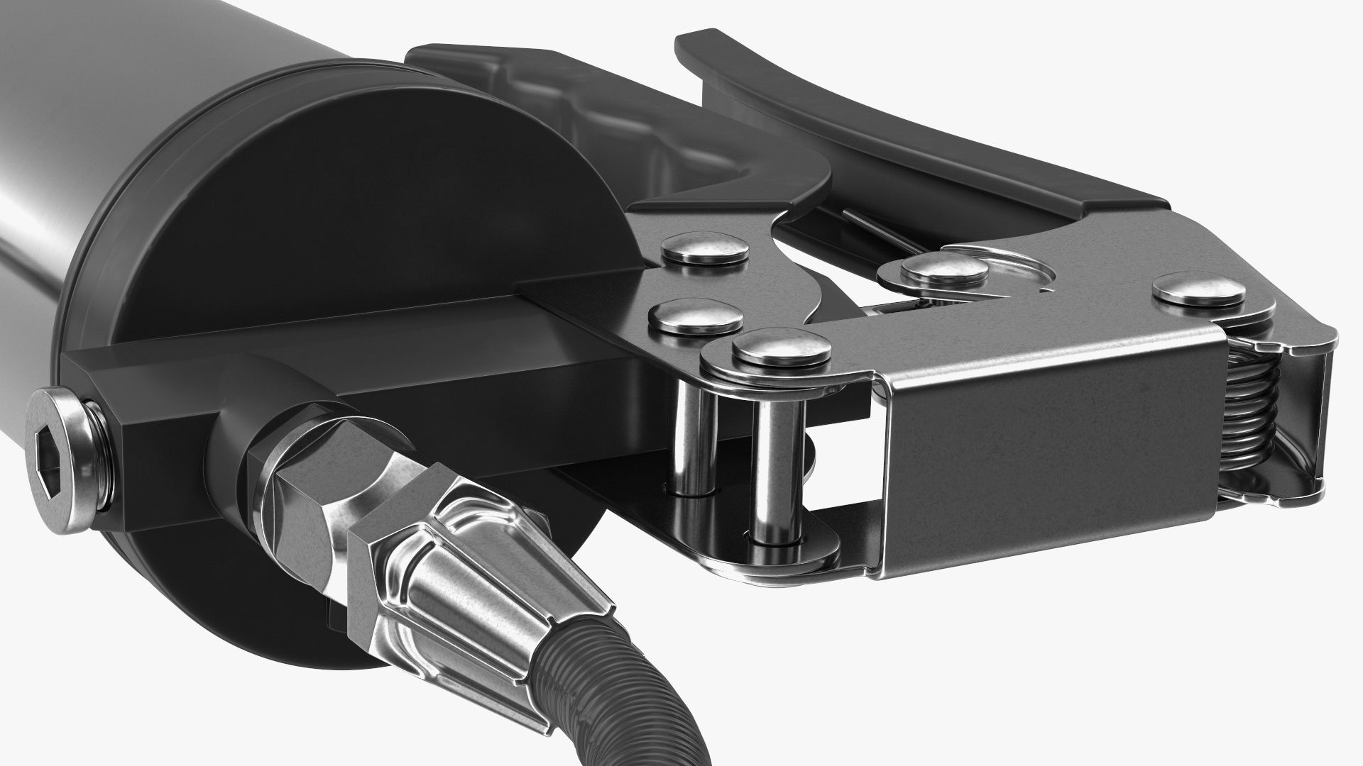 Pneumatic Pistol Type Grease Gun 3D