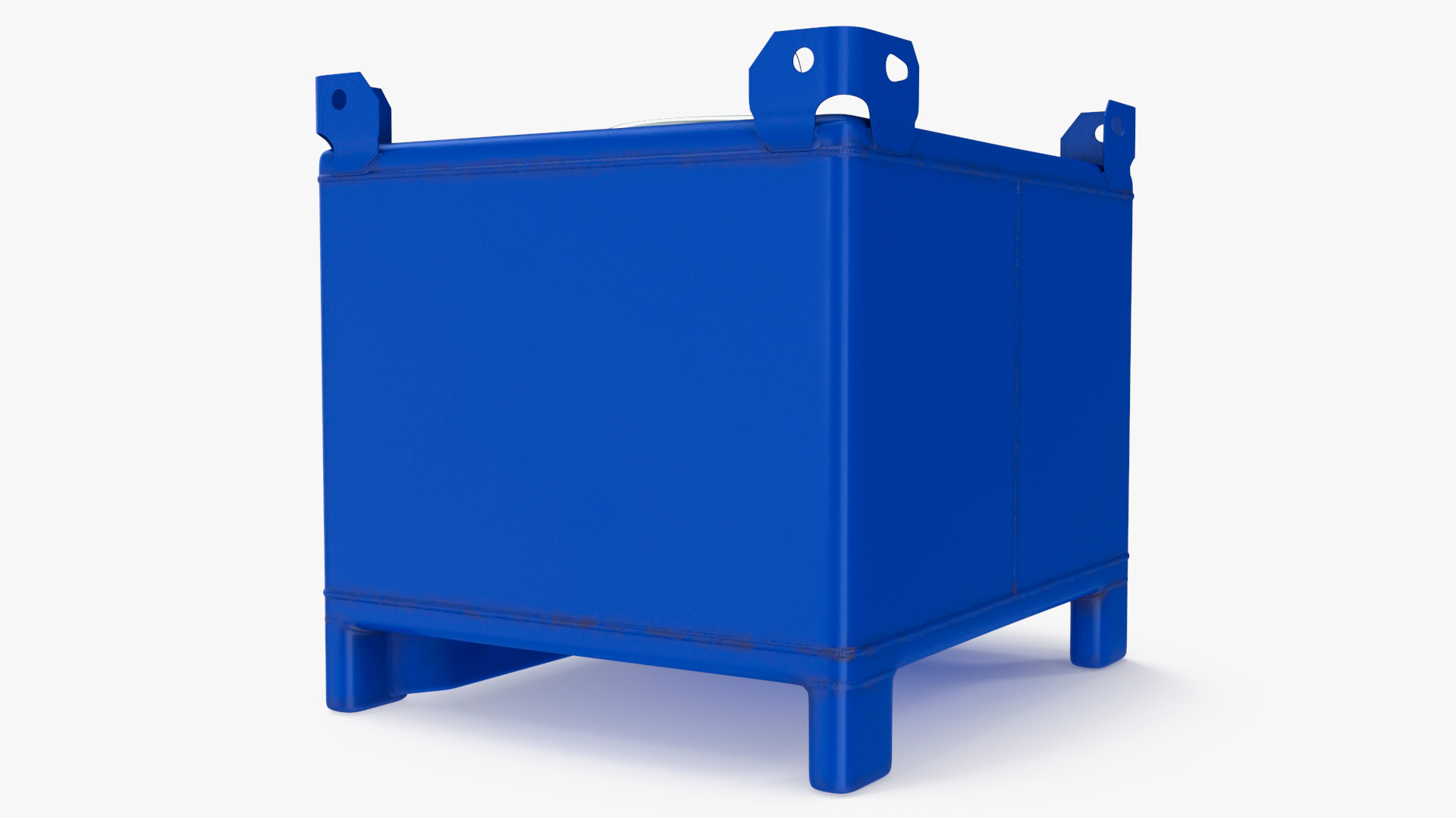 3D Blue IBC Stainless Steel Tote 180gal