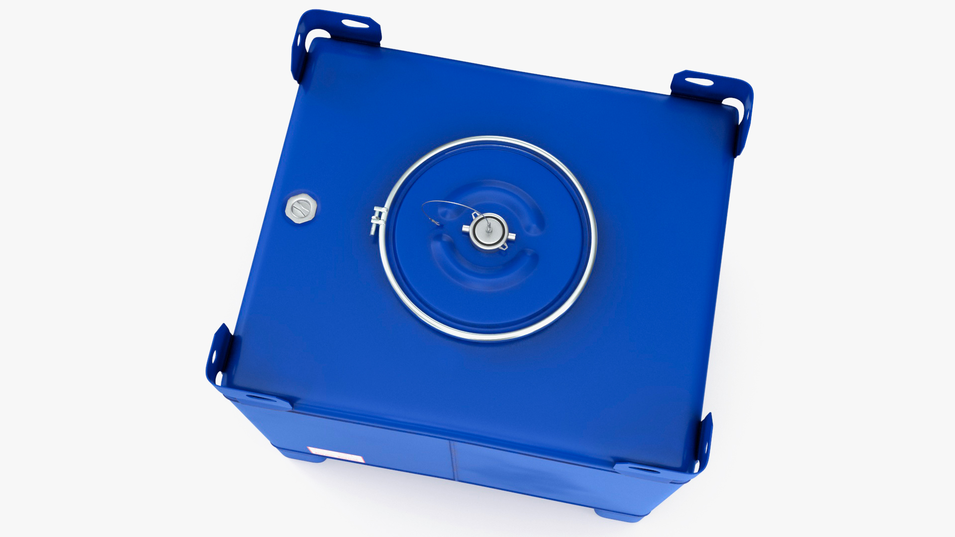 3D Blue IBC Stainless Steel Tote 180gal