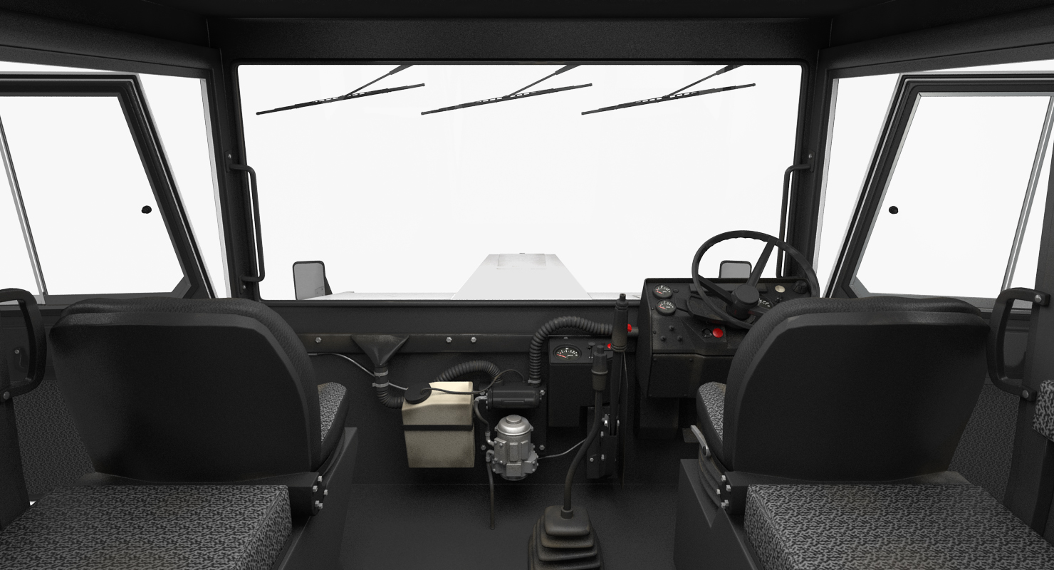 3D model Airport Tug Hallam HE50 and Luggage