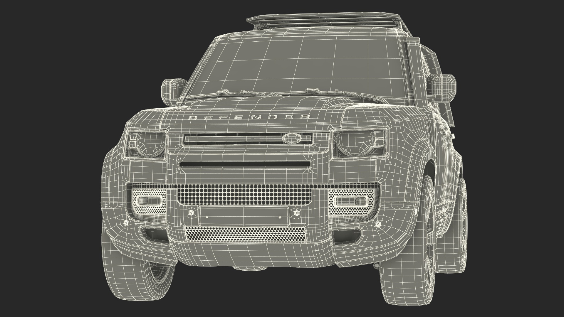 Land Rover Defender Explorer Pack Simple Interior 3D model