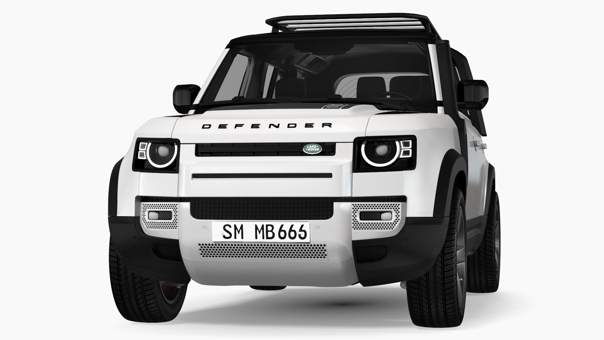 Land Rover Defender Explorer Pack Simple Interior 3D model