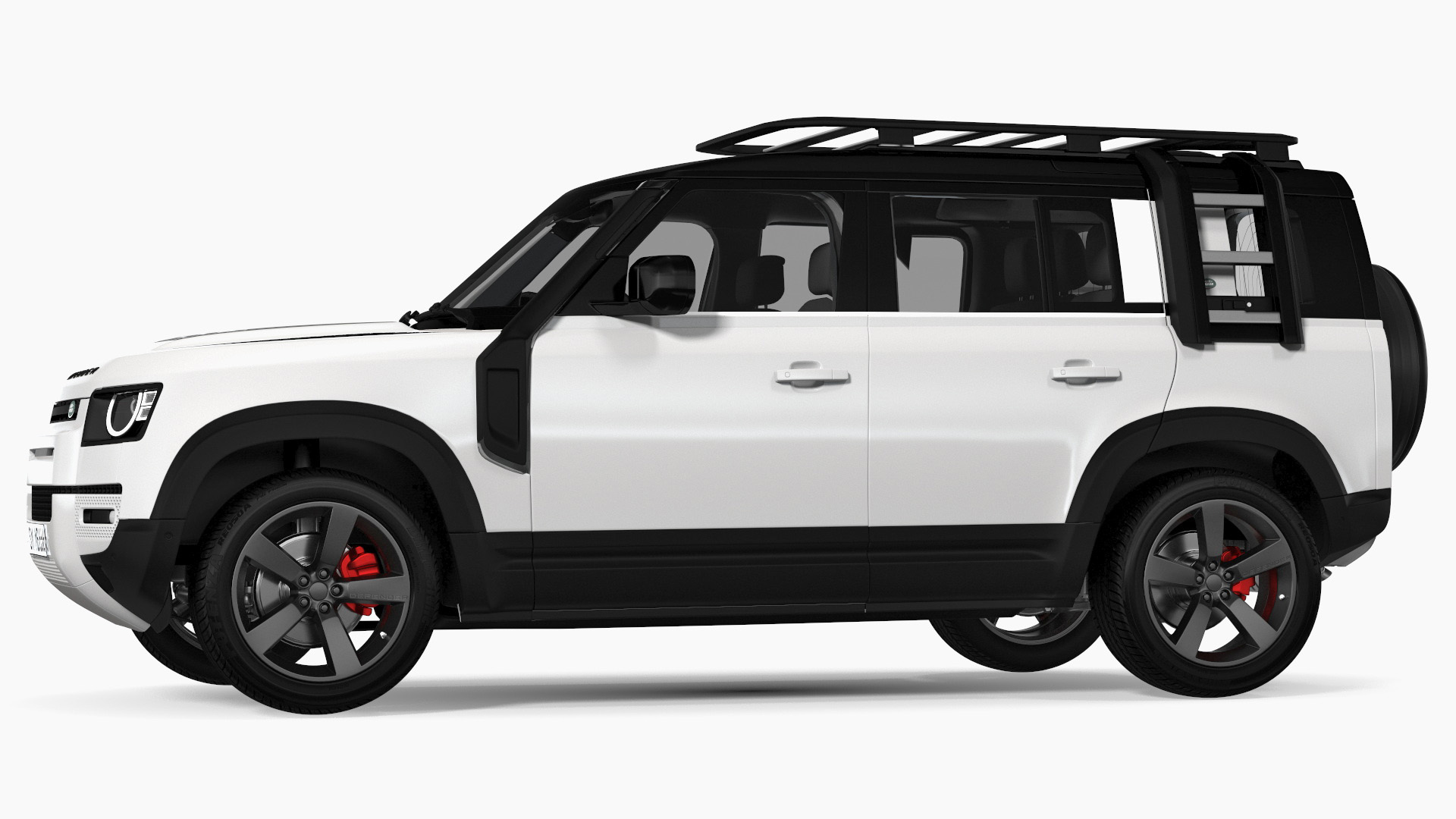 Land Rover Defender Explorer Pack Simple Interior 3D model