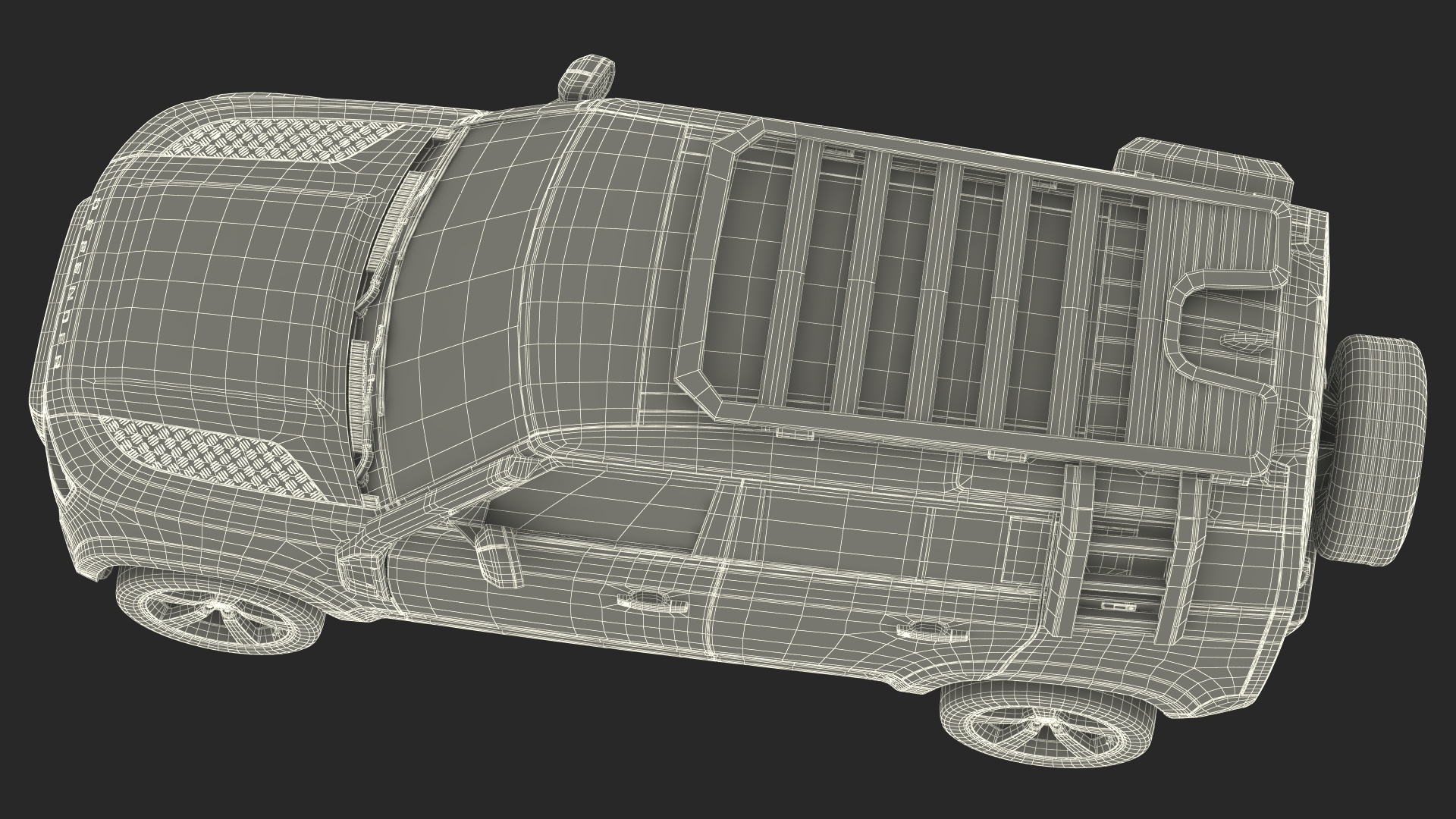 Land Rover Defender Explorer Pack Simple Interior 3D model