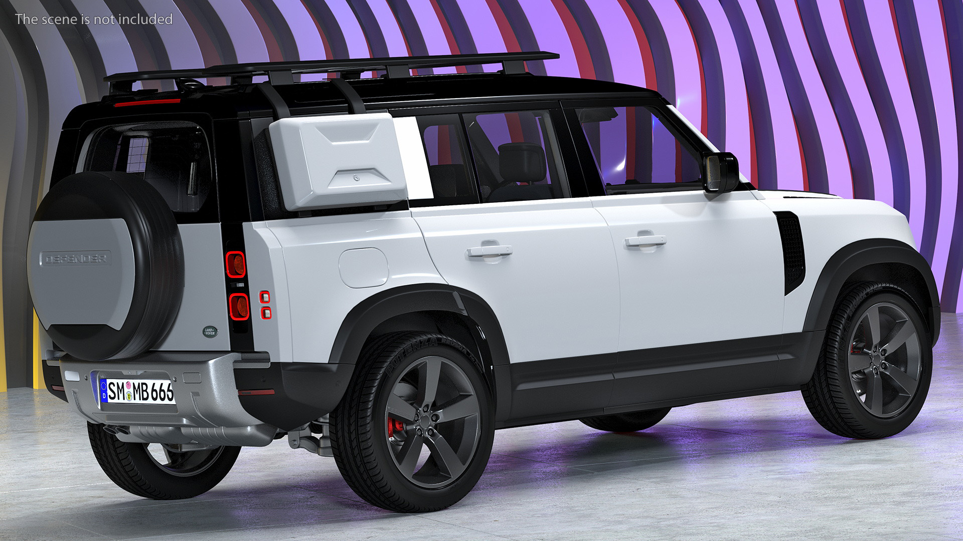 Land Rover Defender Explorer Pack Simple Interior 3D model