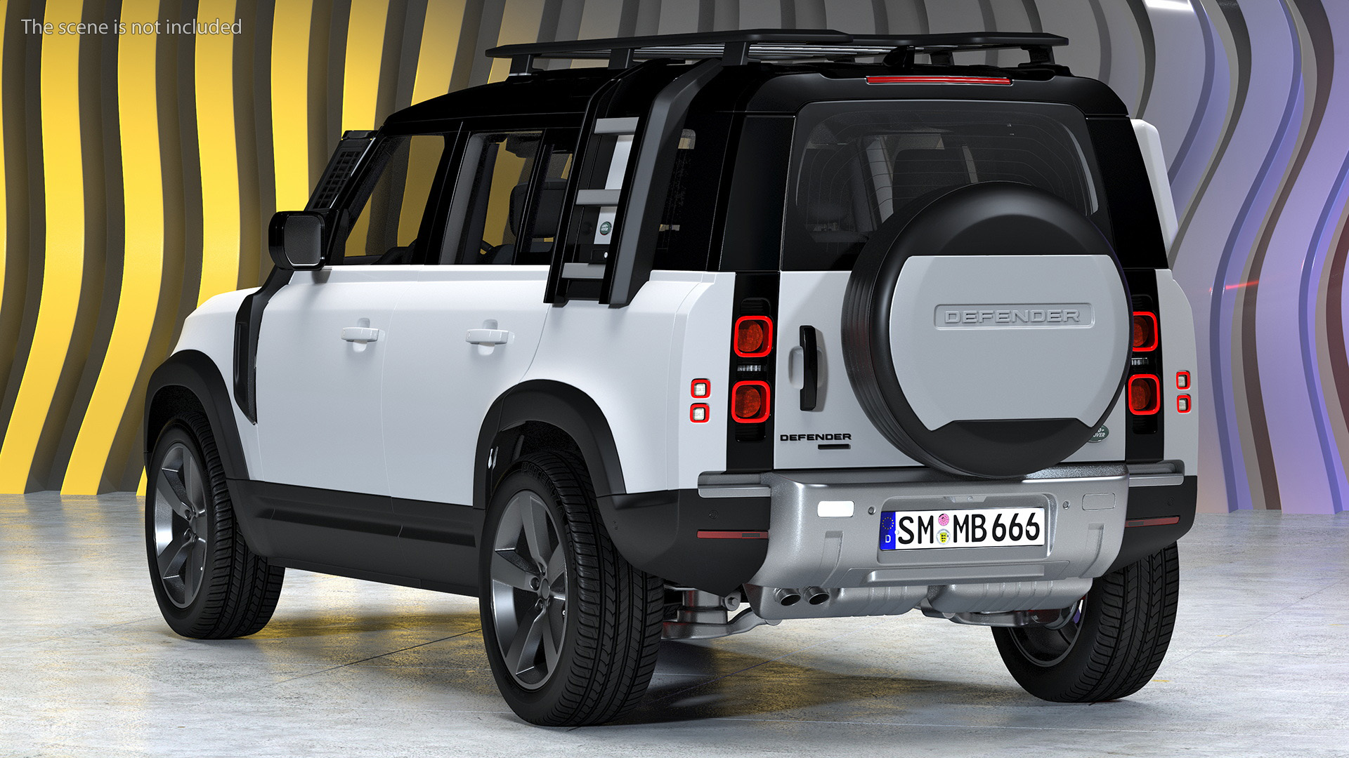 Land Rover Defender Explorer Pack Simple Interior 3D model