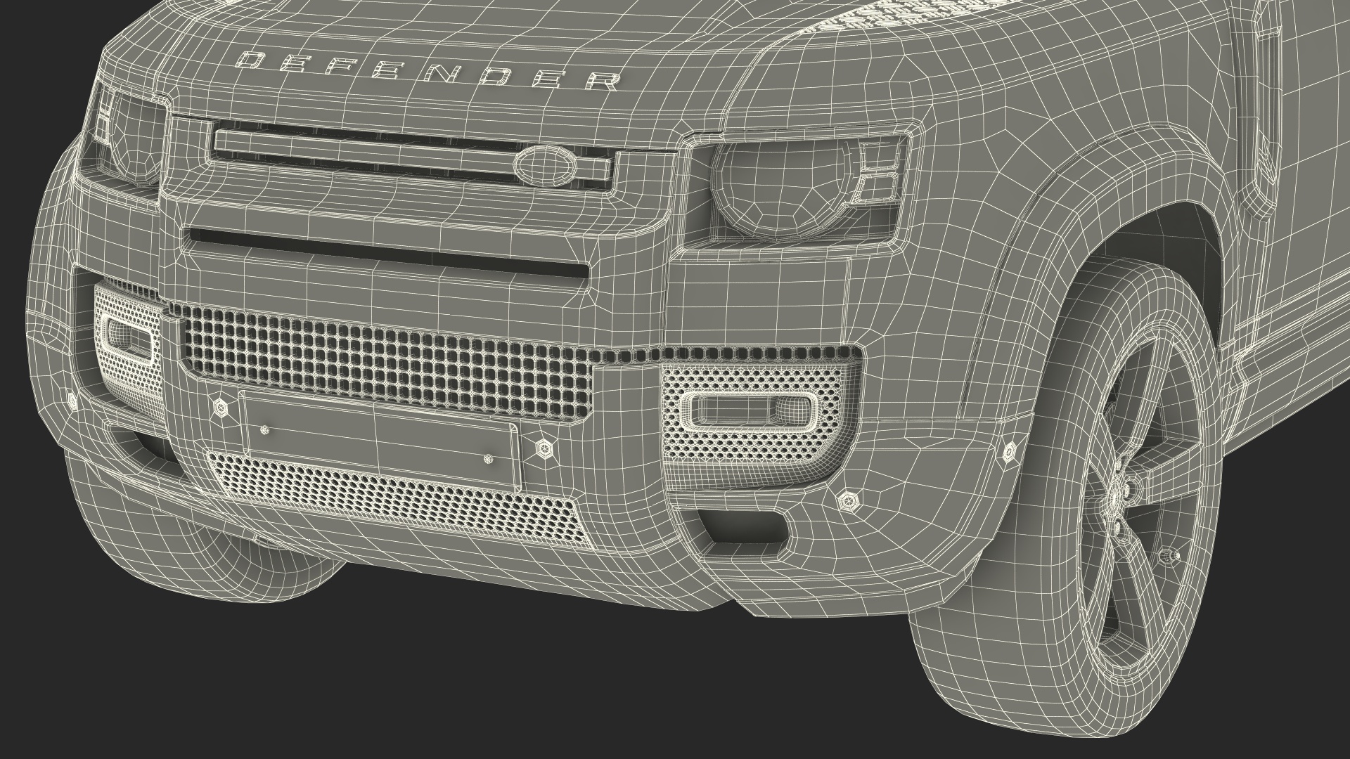 Land Rover Defender Explorer Pack Simple Interior 3D model