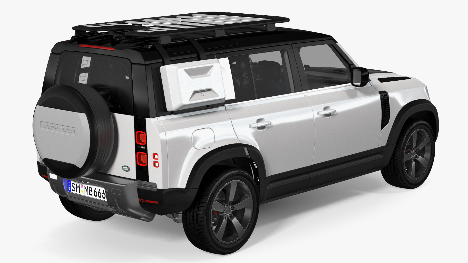 Land Rover Defender Explorer Pack Simple Interior 3D model