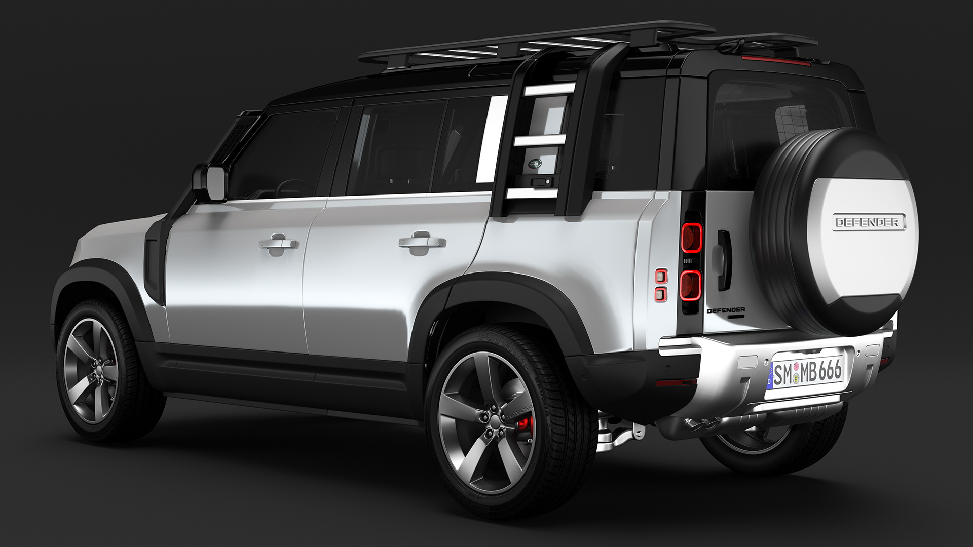 Land Rover Defender Explorer Pack Simple Interior 3D model