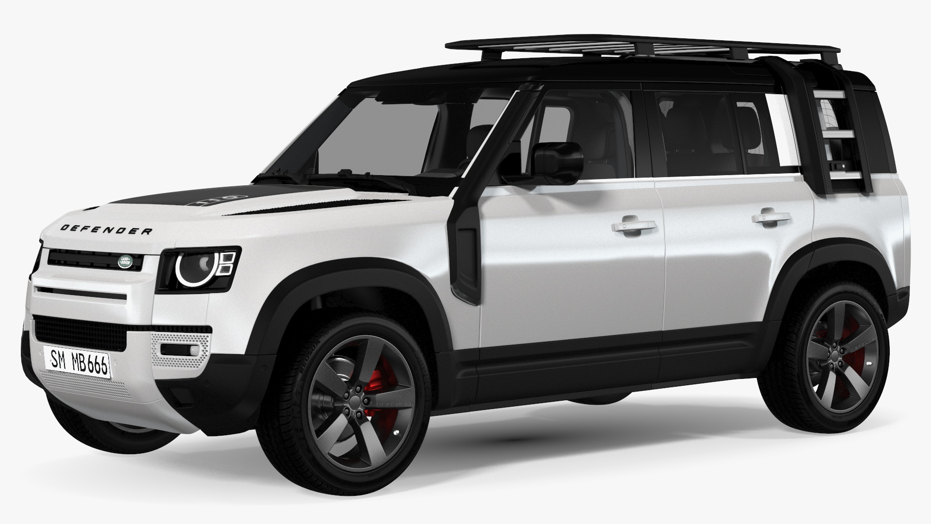 Land Rover Defender Explorer Pack Simple Interior 3D model