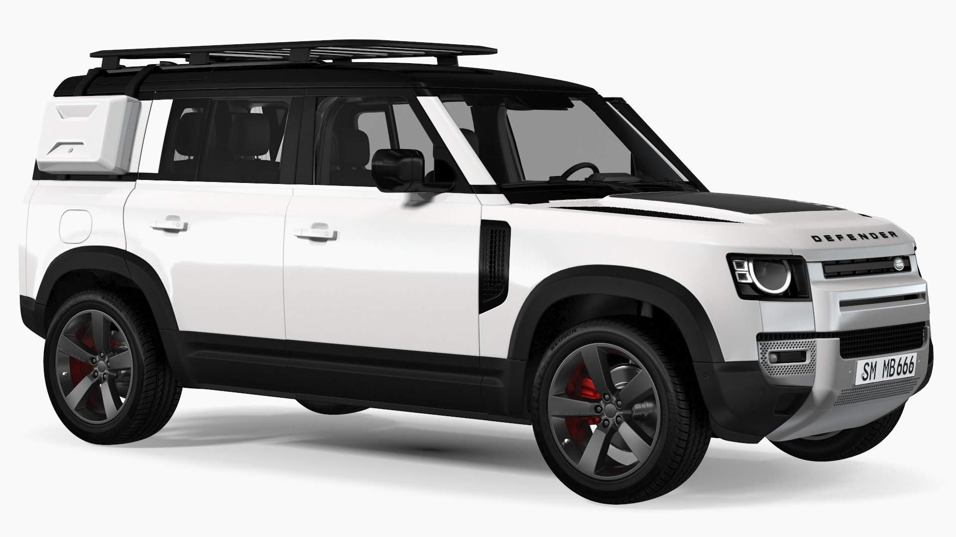 Land Rover Defender Explorer Pack Simple Interior 3D model
