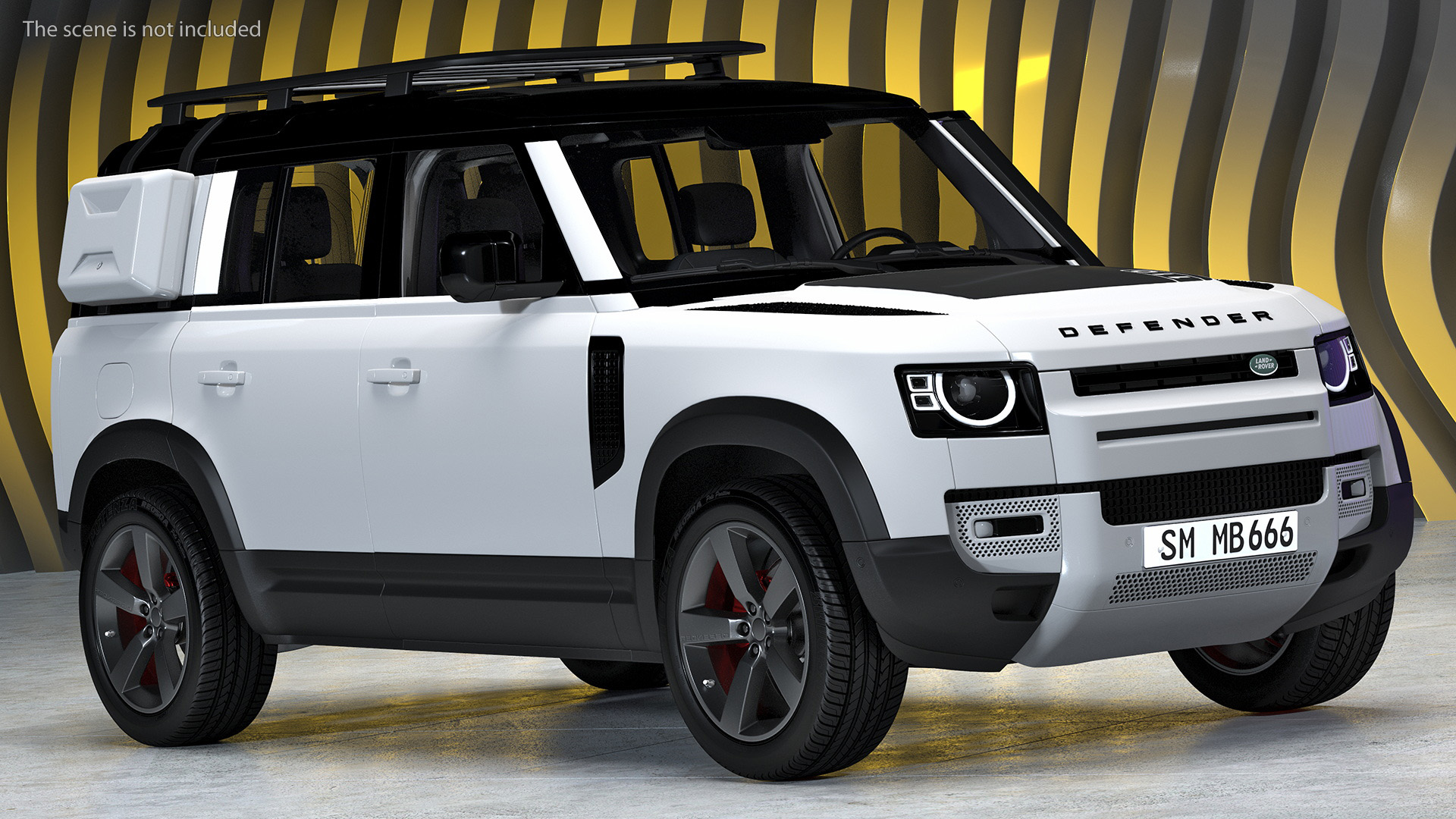 Land Rover Defender Explorer Pack Simple Interior 3D model