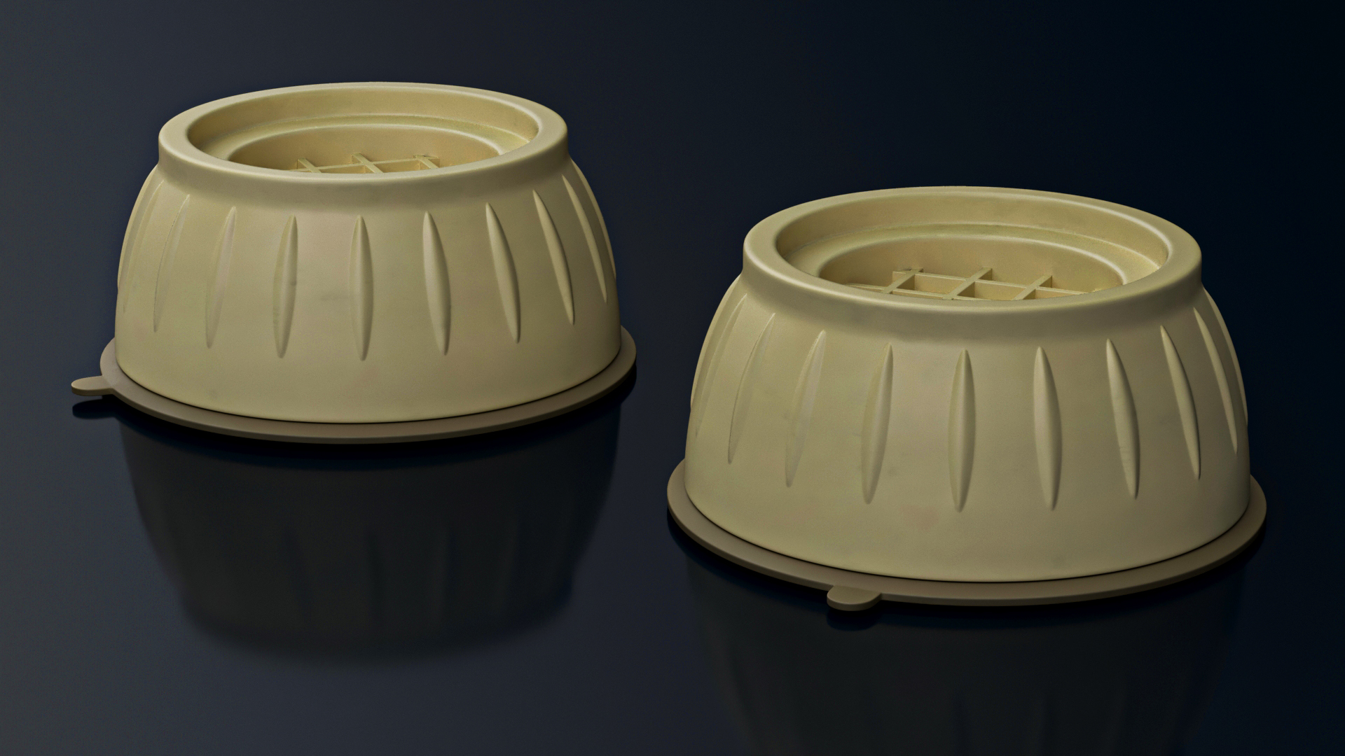 Washing Machine Anti-Vibration Isolation Mat 3D model