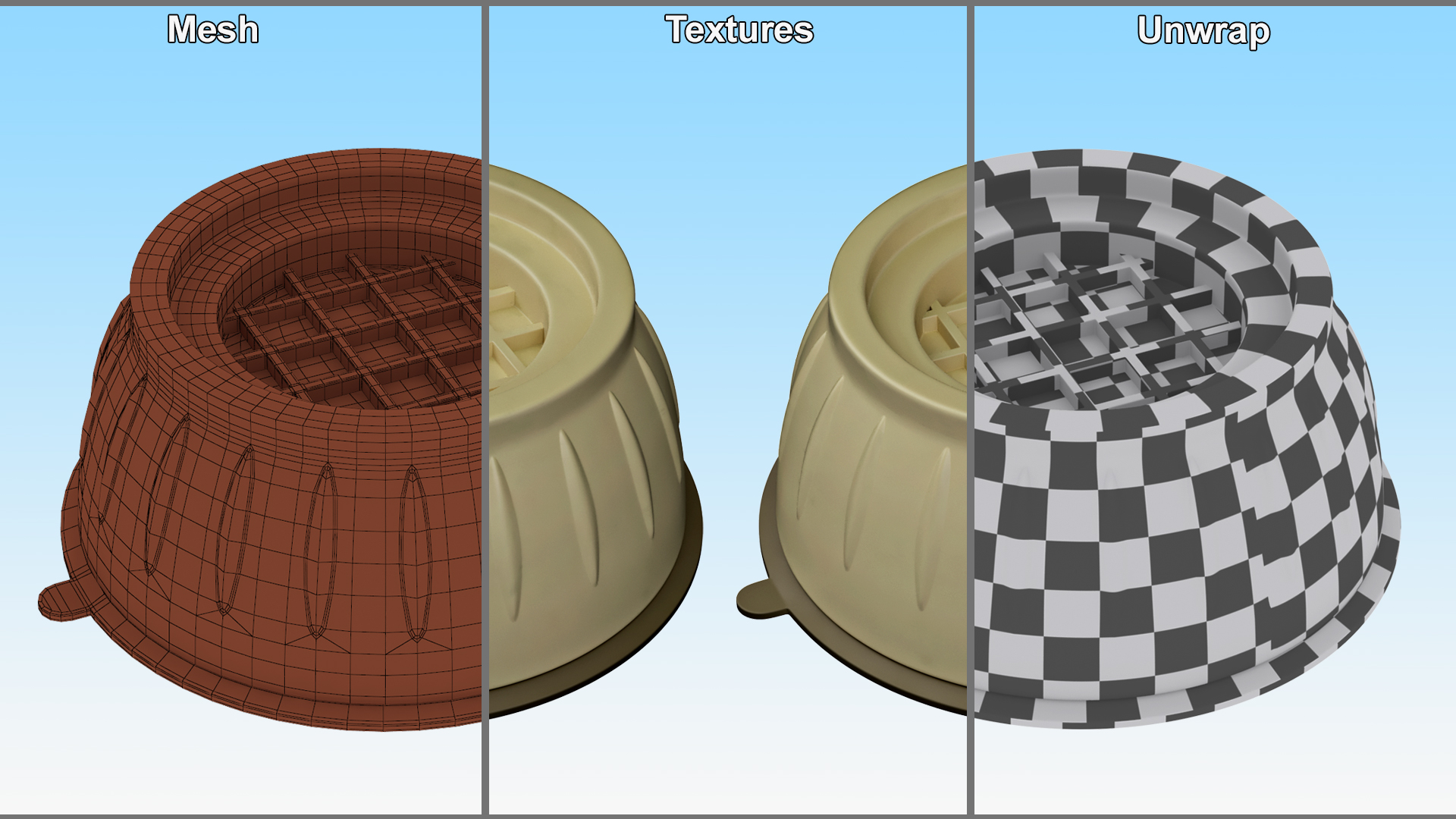 Washing Machine Anti-Vibration Isolation Mat 3D model