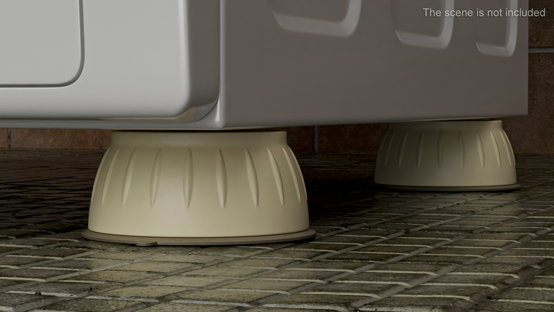 Washing Machine Anti-Vibration Isolation Mat 3D model