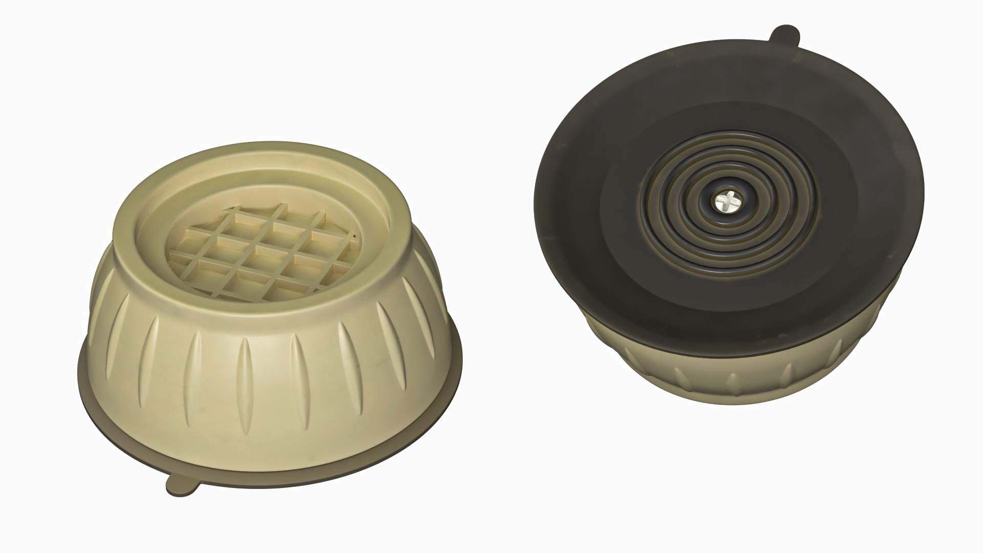 Washing Machine Anti-Vibration Isolation Mat 3D model