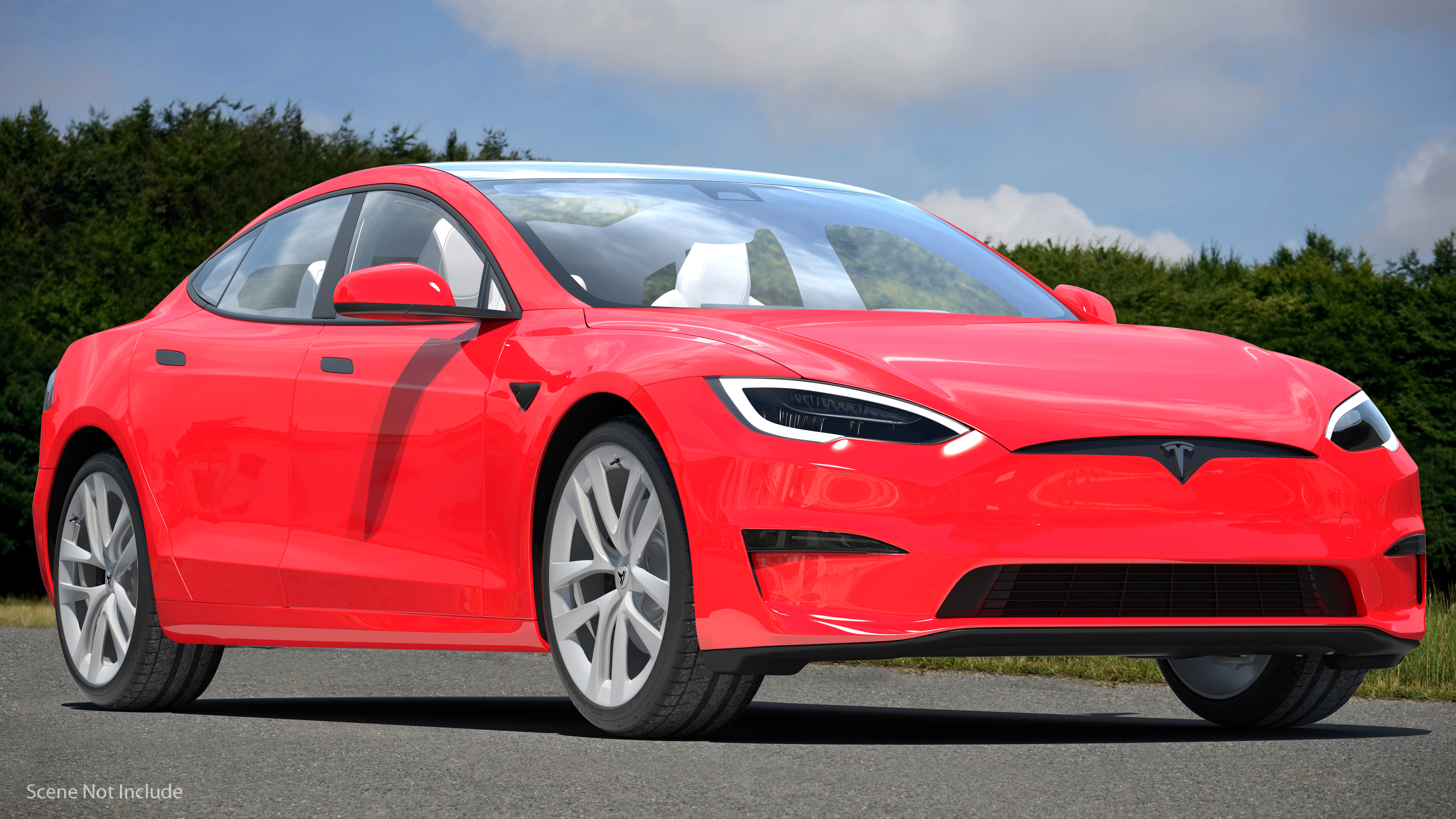Tesla Model S Plaid 3D model