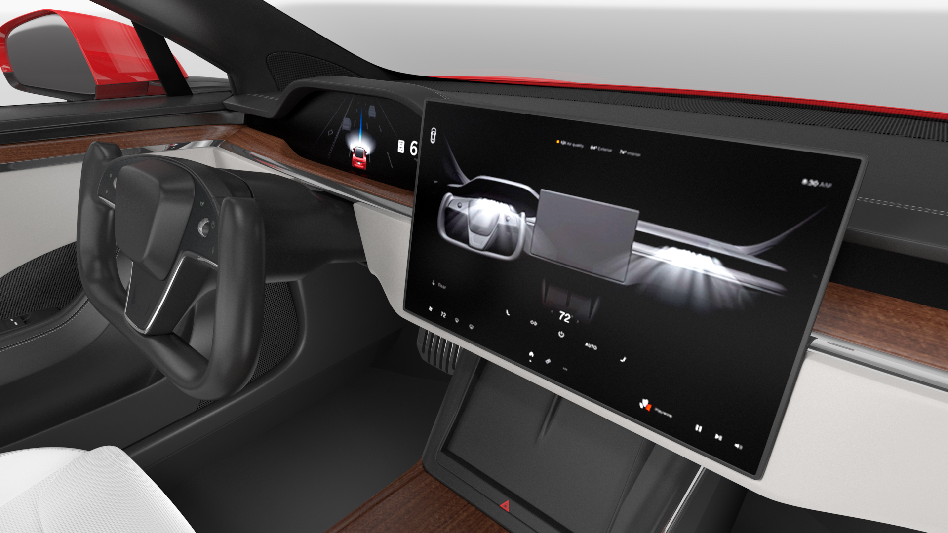 Tesla Model S Plaid 3D model
