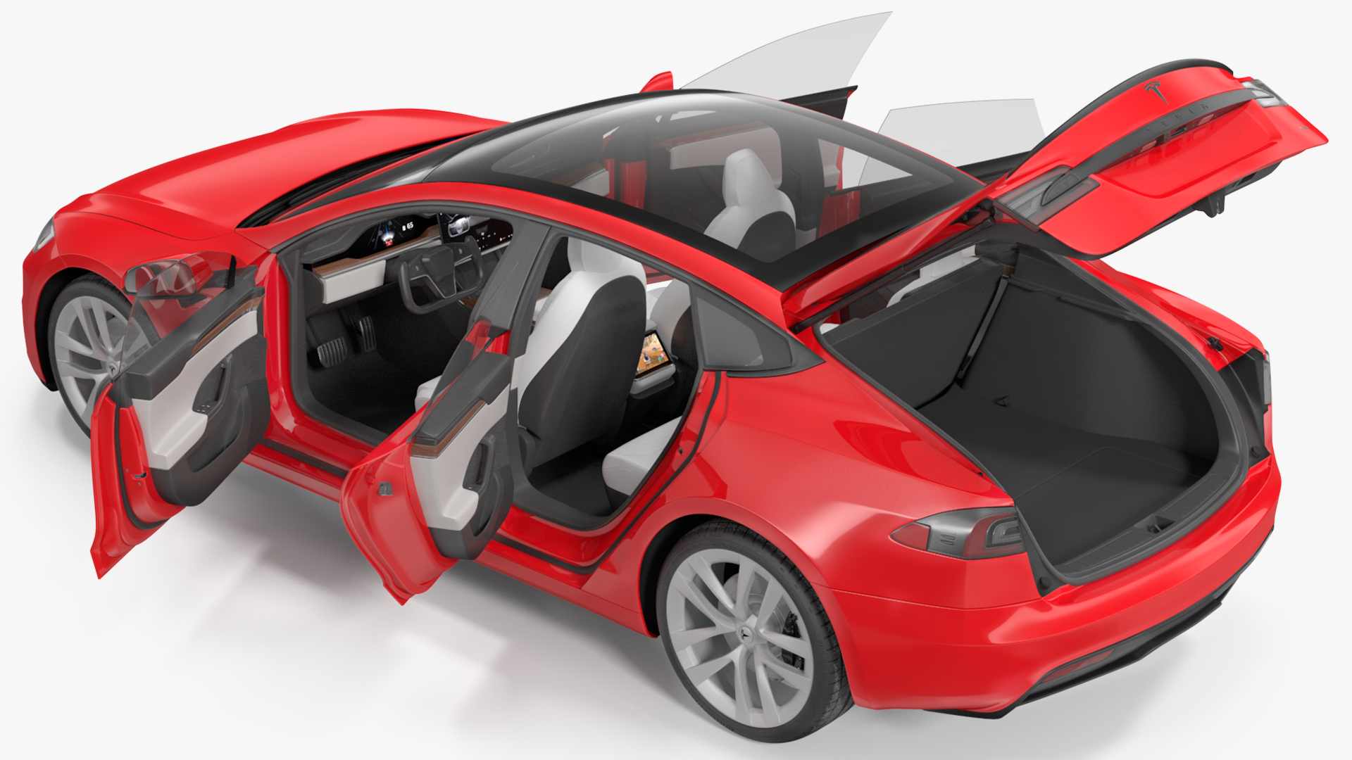 Tesla Model S Plaid 3D model