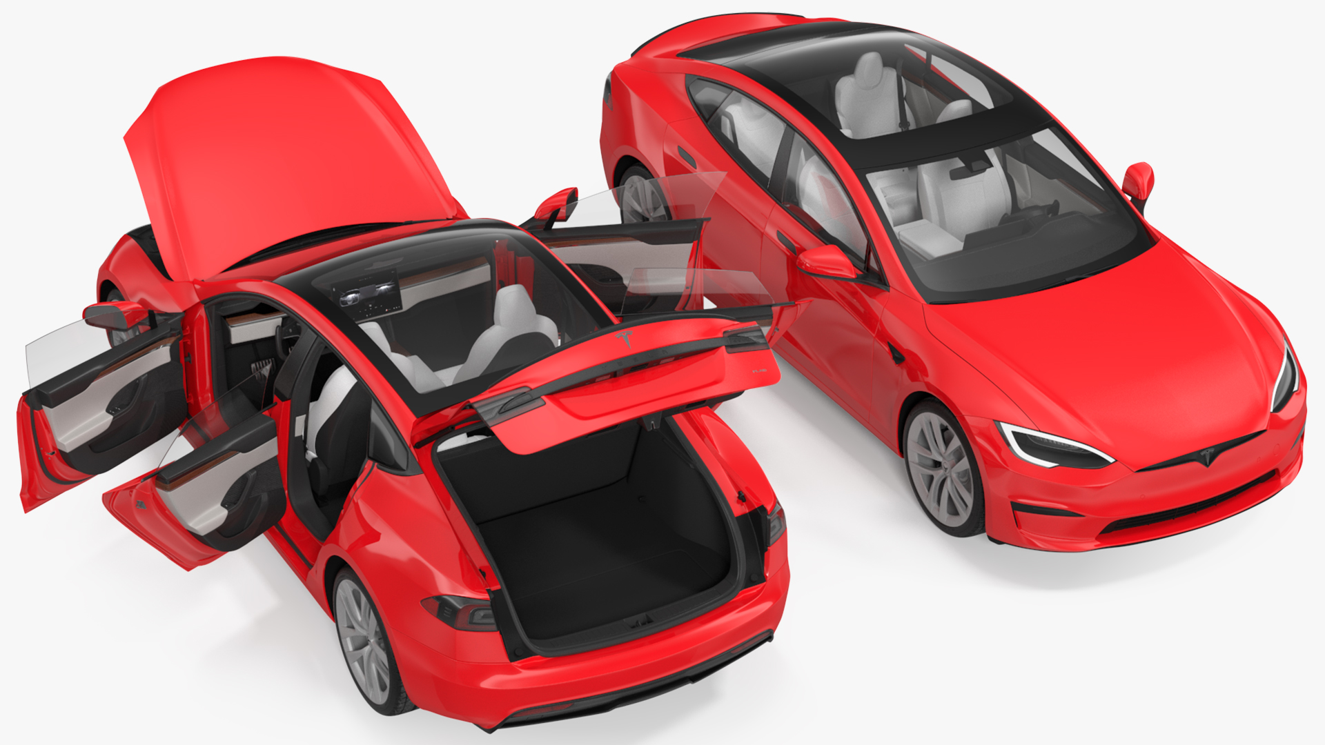 Tesla Model S Plaid 3D model