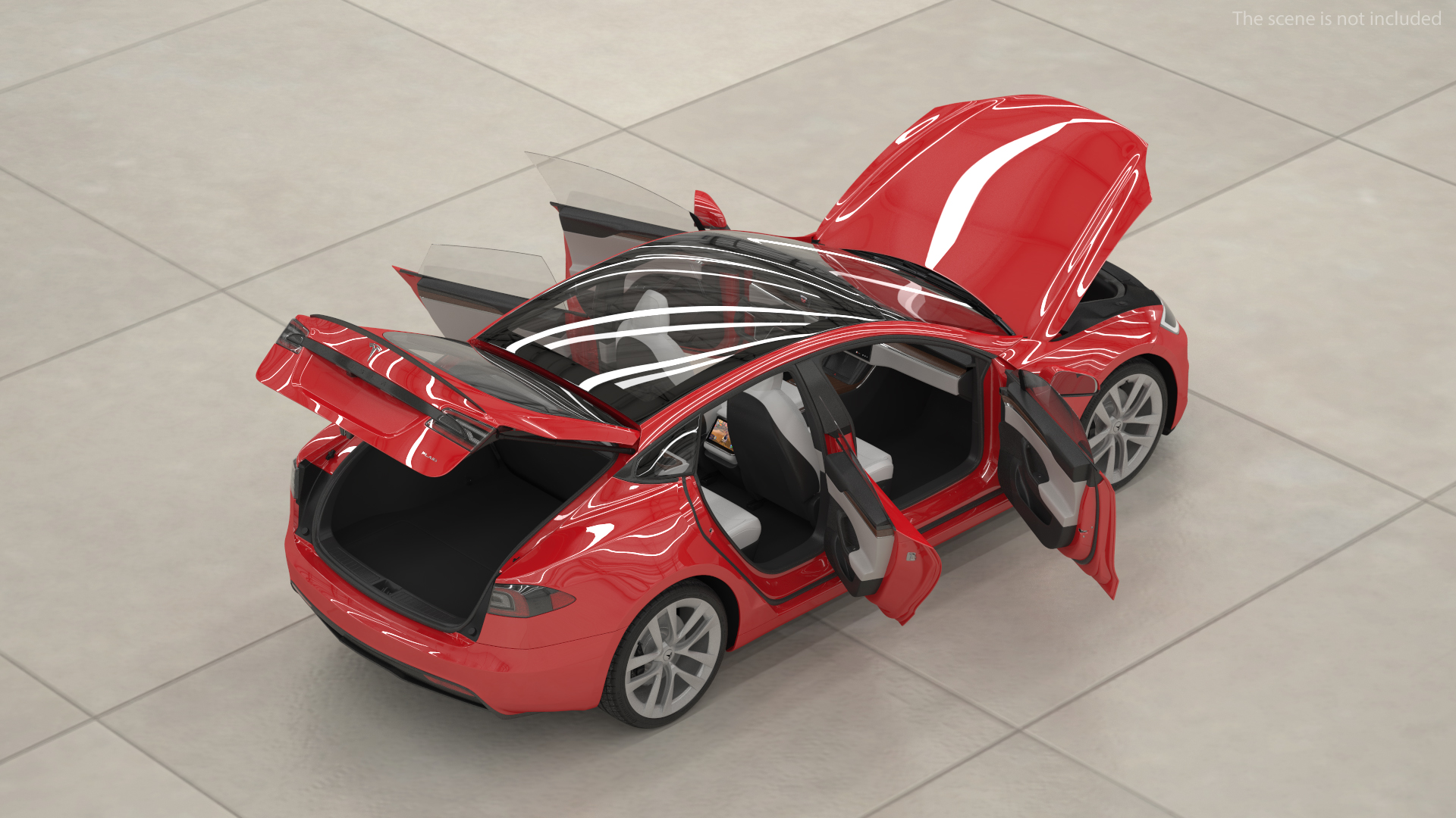 Tesla Model S Plaid 3D model